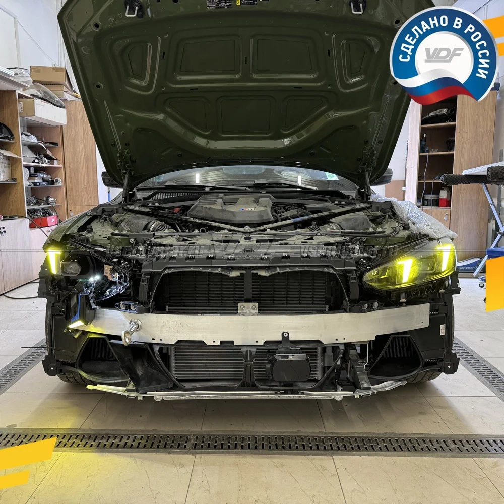 Комплект плат маркера BMW M4 G82 2023-2026 Цвет: Лимонный