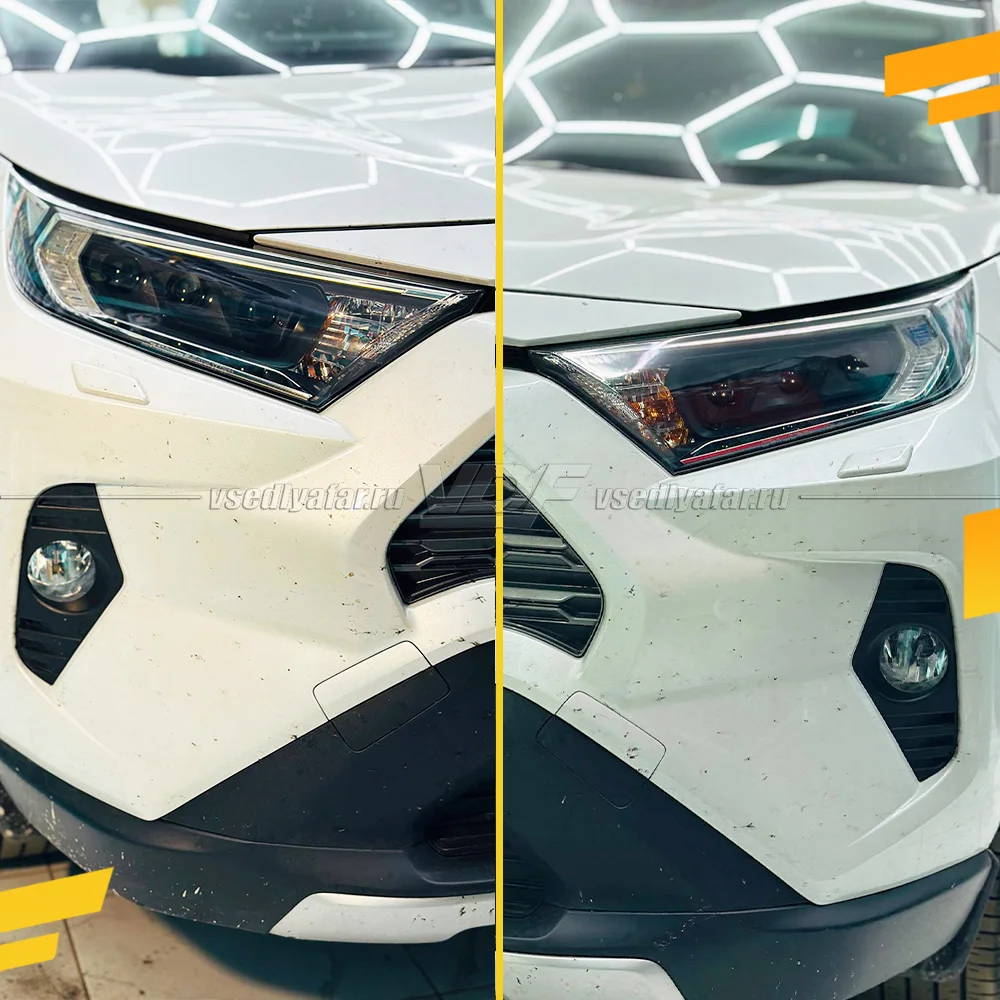 3D Набор для установки линз в фары Toyota Rav 4 2018-2022 LED рефлектор