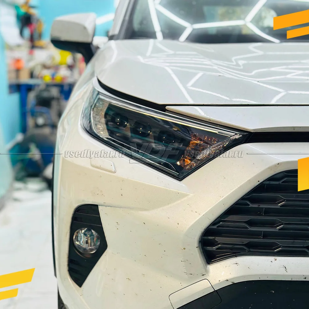 3D Набор для установки линз в фары Toyota Rav 4 2018-2022 LED рефлектор
