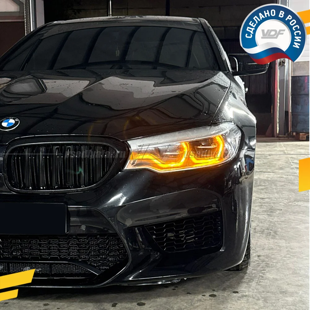 Комплект плат маркера BMW 5 G30/31 2016-2020 Full LED Цвет: Янтарный