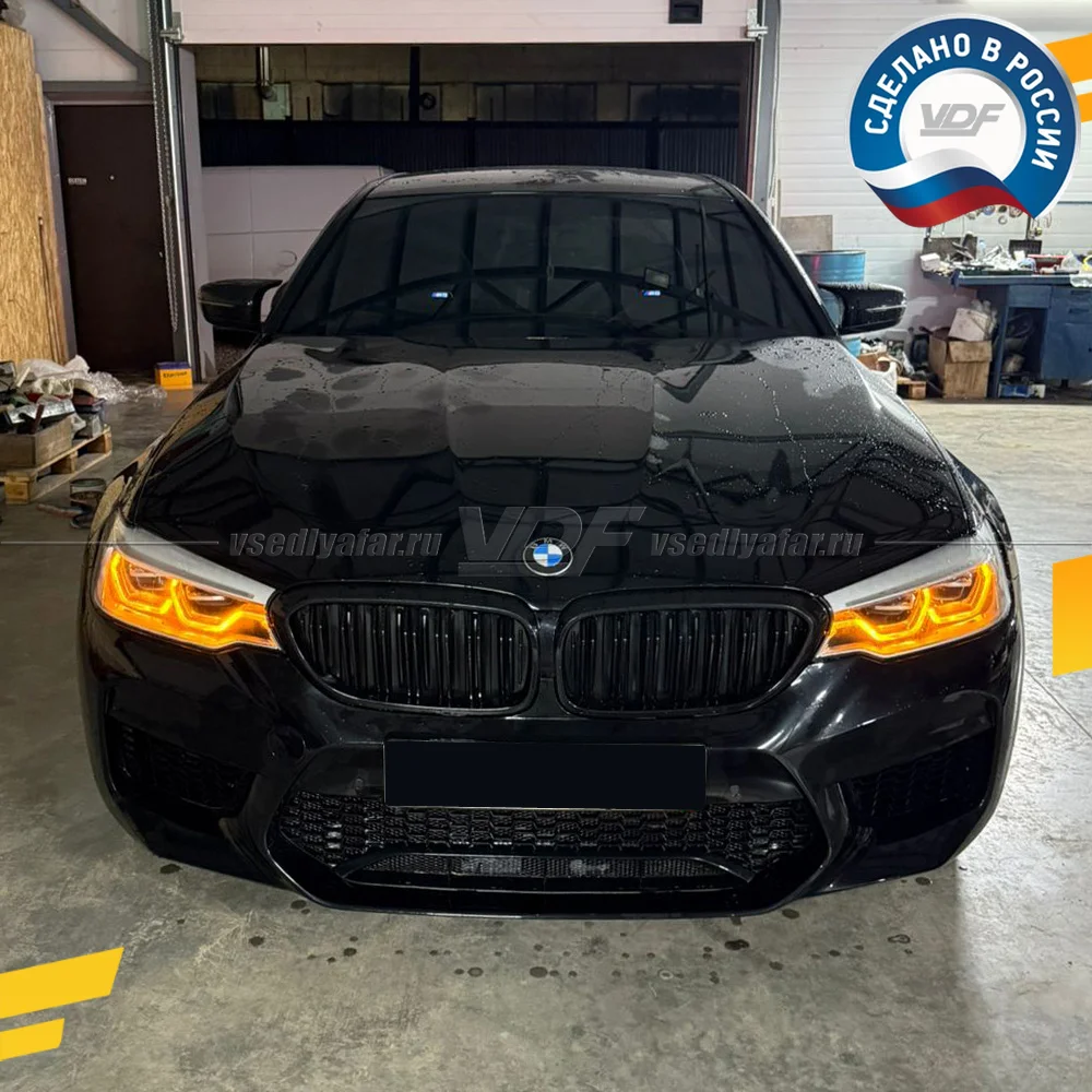 Комплект плат маркера BMW 5 G30/31 2016-2020 Full LED Цвет: Янтарный