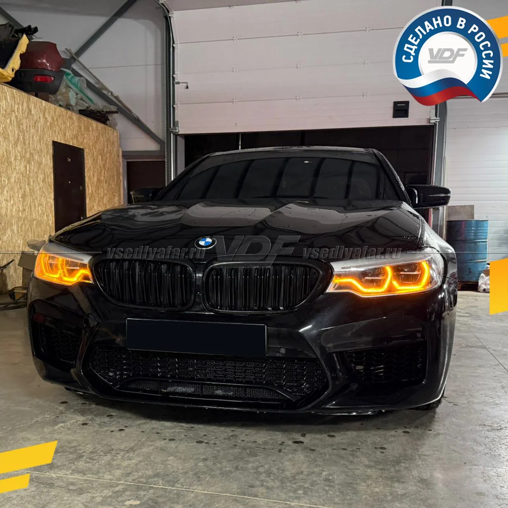 Комплект плат маркера BMW 5 G30/31 2016-2020 Full LED Цвет: Янтарный