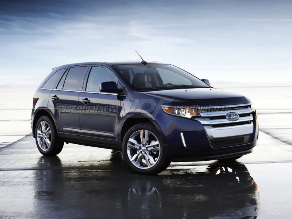 Стекло для фары Ford Edge (2010-2015) Левое