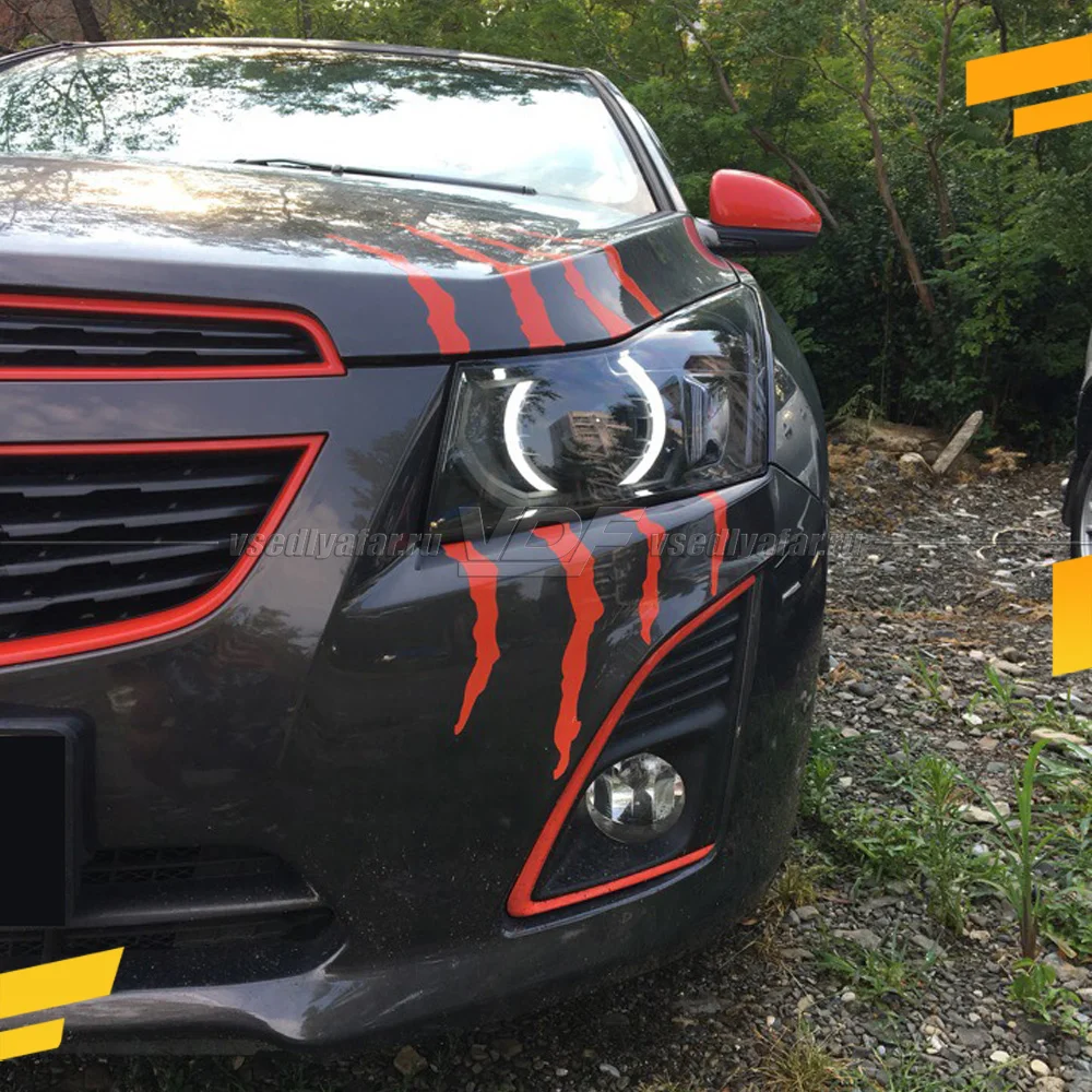 Светодиодные вставки в фары "Camaro-Style" Цвет: Белый