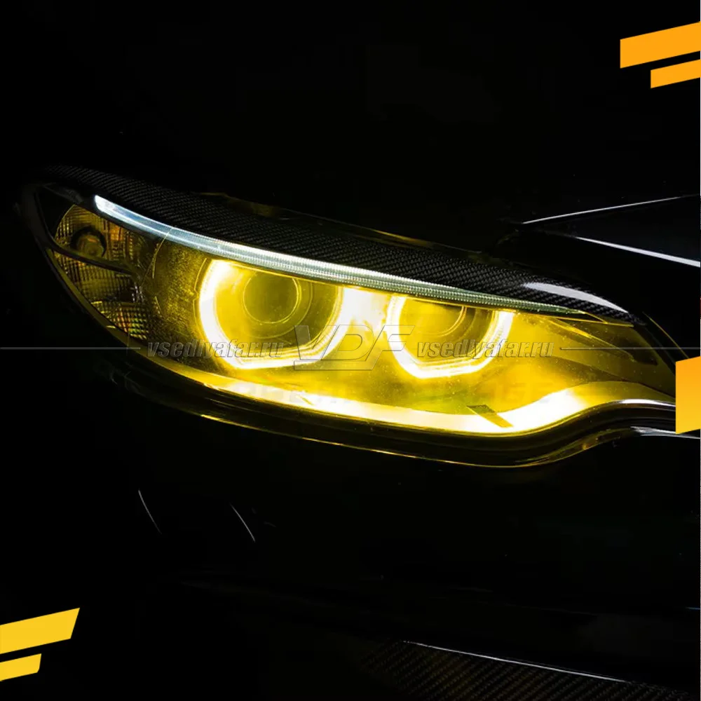 Комплект плат маркера BMW 2 F22/M2 F87 2014-2017 Лимонный