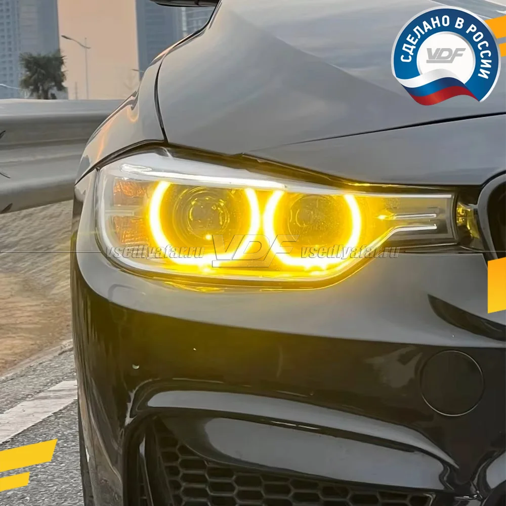 Комплект плат маркера BMW 3 GT F34 2013-2016 VDF-Light Цвет: Лимонный