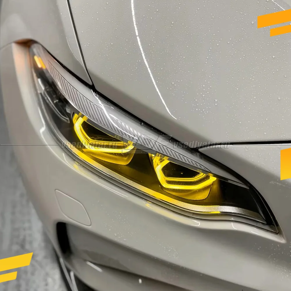 Комплект плат маркера BMW 2 F22/M2 F87 2017-2021 Лимонный