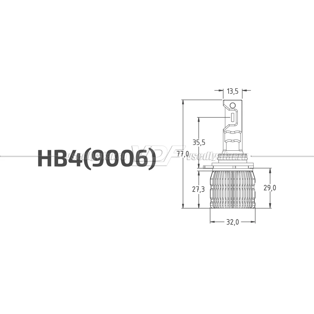 Светодиодные лампы MTF Light Active Night HB4 6000K 12V, 18W, 2шт, LANB4K6