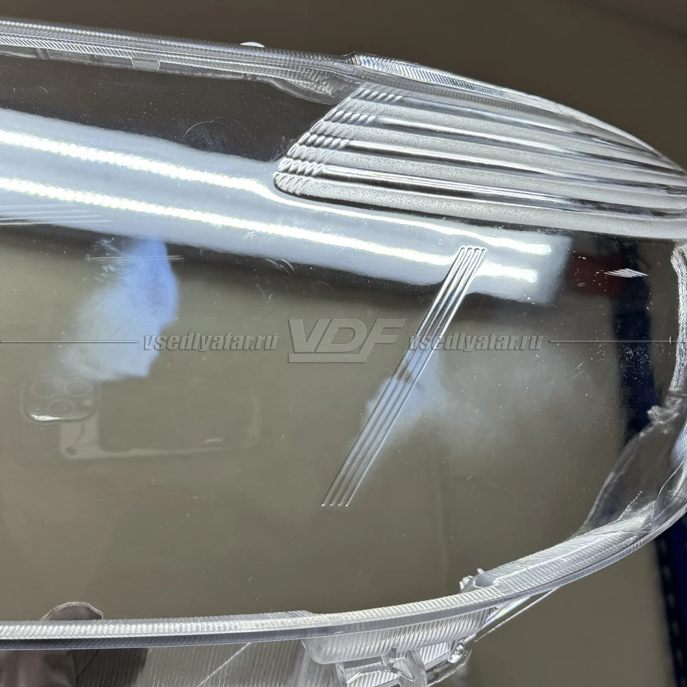 УЦЕНЕННОЕ стекло для фары Toyota Highlander (XU40) (2007-2010) Левое №2