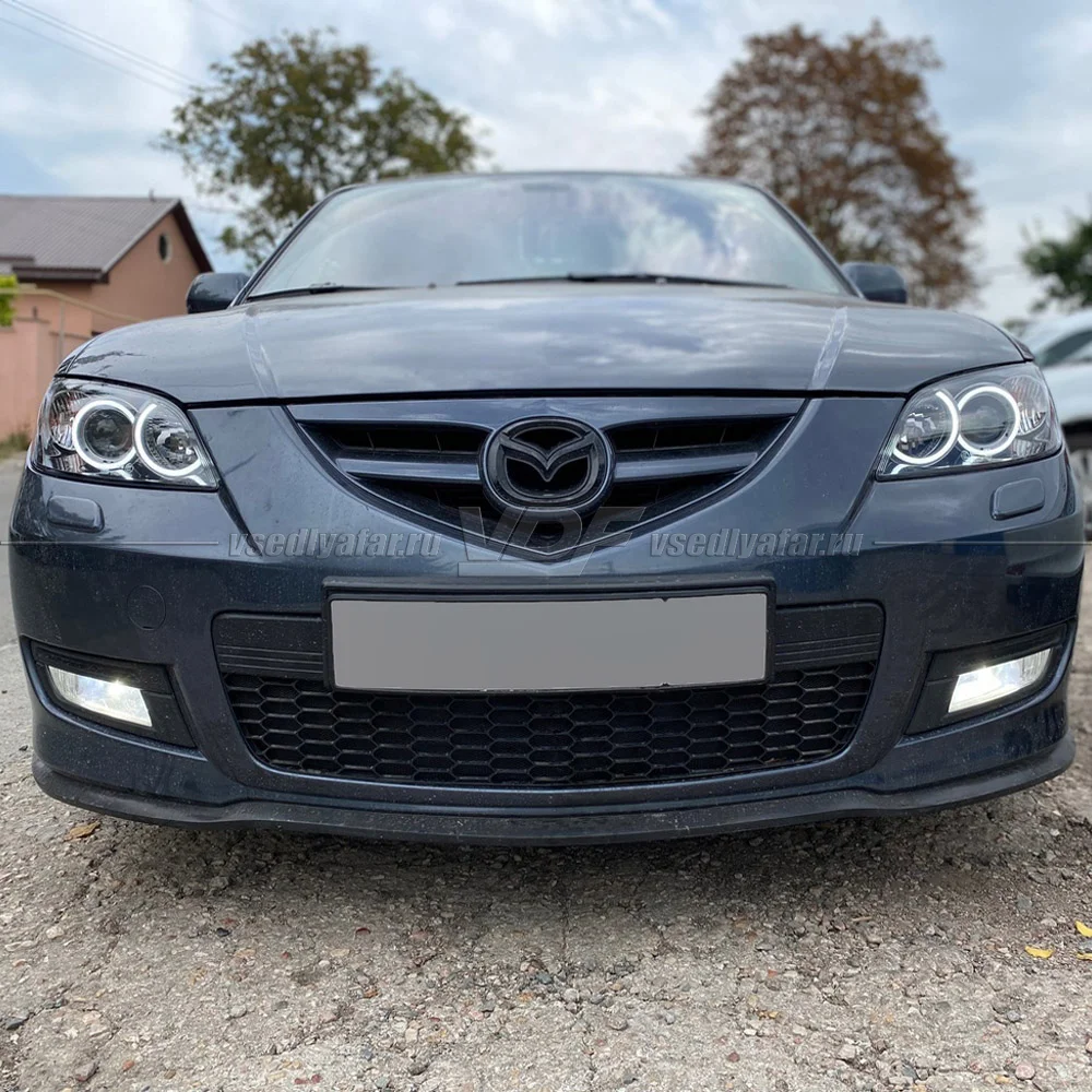 Светодиодные Ангельские глазки для Mazda 3 Bk Седан Цвет: Белый