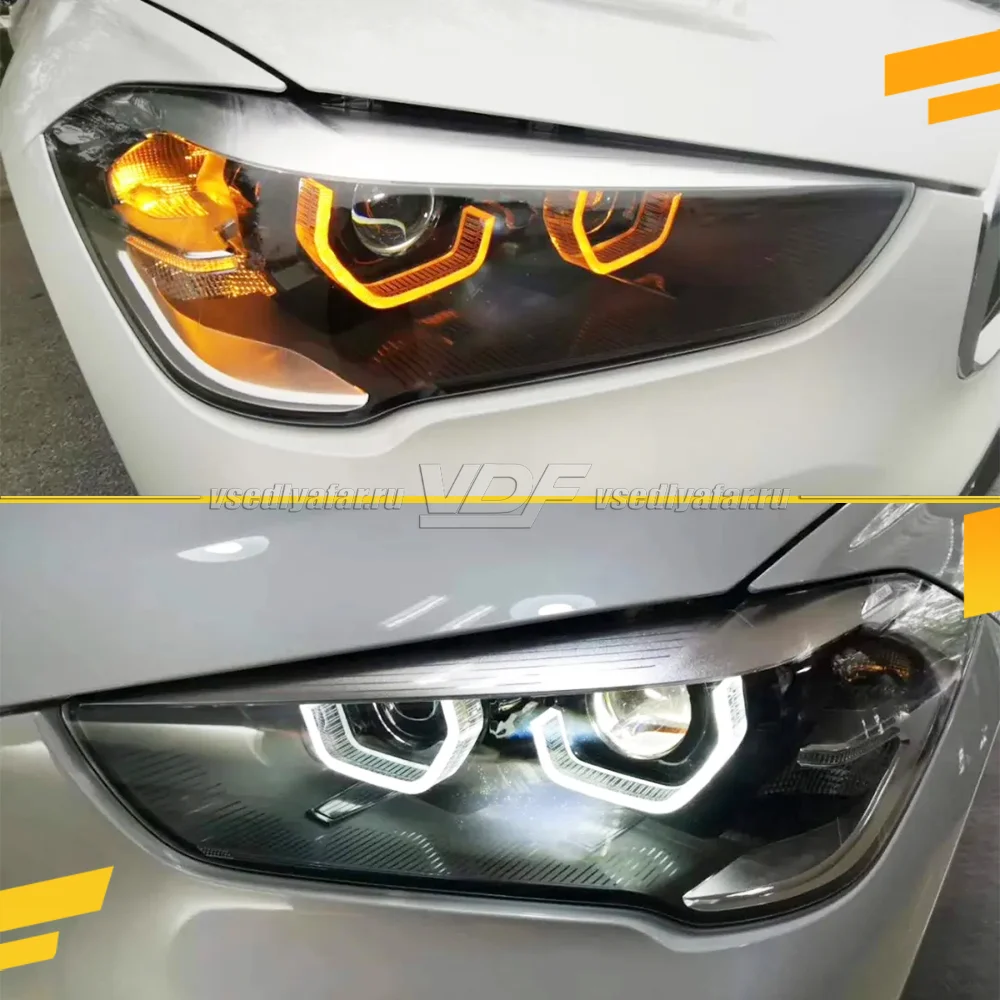 Комплект для установки линз в фары BMW X1 F48 2015-2019 Рефлектор с DRL