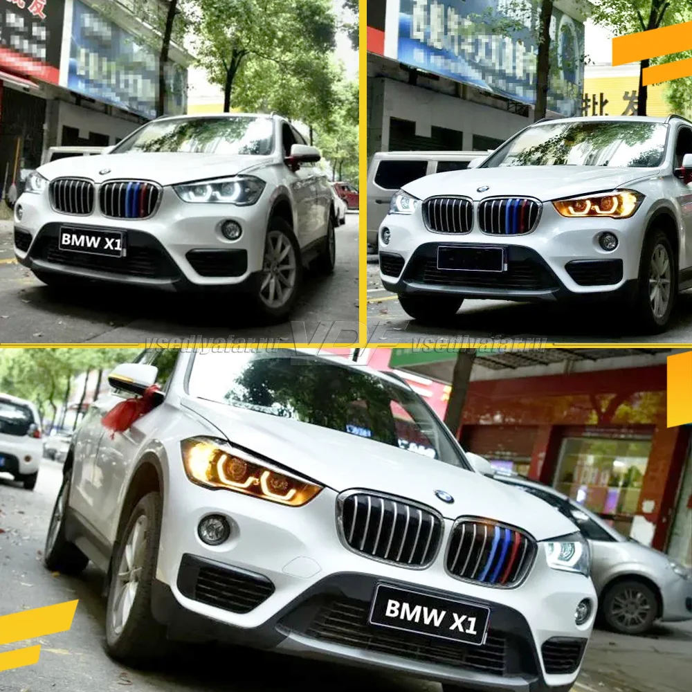 Комплект для установки линз в фары BMW X1 F48 2015-2019 Рефлектор с DRL