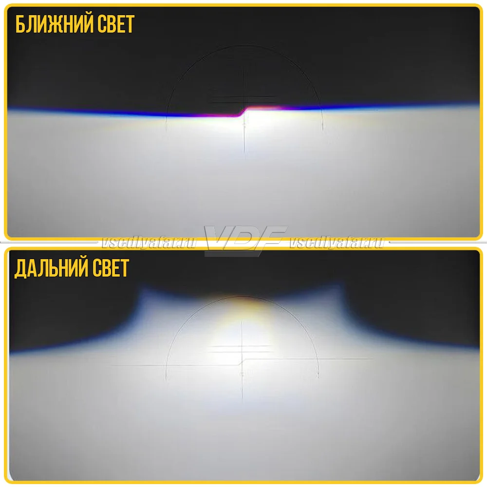 Светодиодные модули Aozoom X7 2025 Bi-Led (прямоугольная линза) (комплект 2 шт)