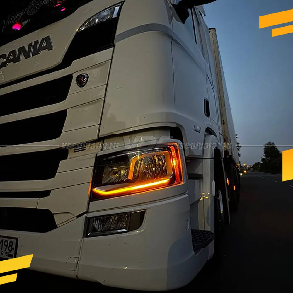 Комплект плат маркера Scania 6 2016+ LED фары Цвет: Янтарный