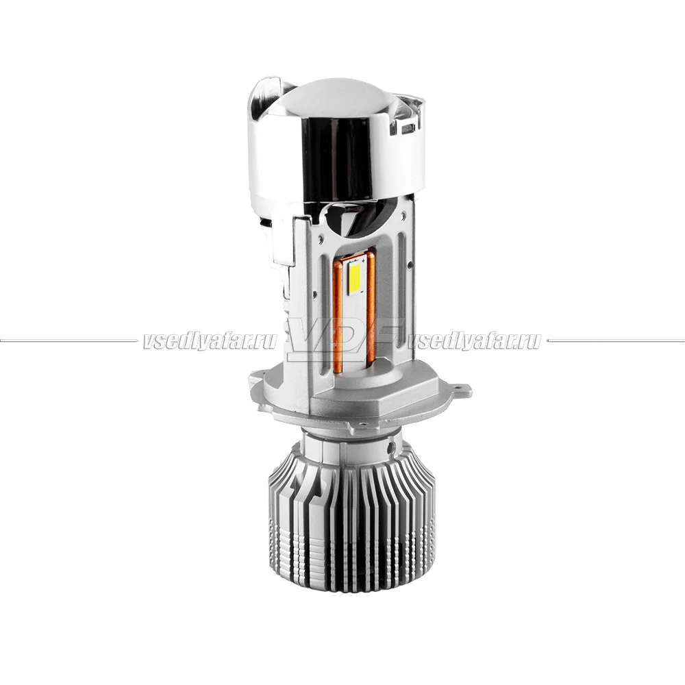 Светодиодные линзы MTF LIGHT MINILENS EXPERT H4/H19, 12V/24V, 40/50W, 5500K (комплект 2 шт) MH4K5E