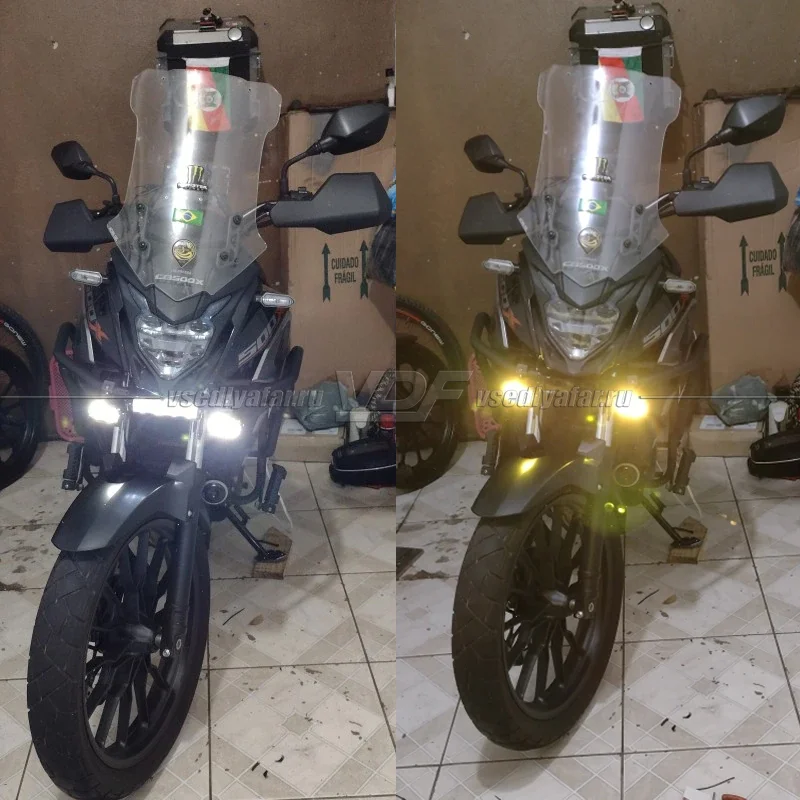 Двухрежимная Светодиодная фара M2 3000k 6000k комплект 2 шт