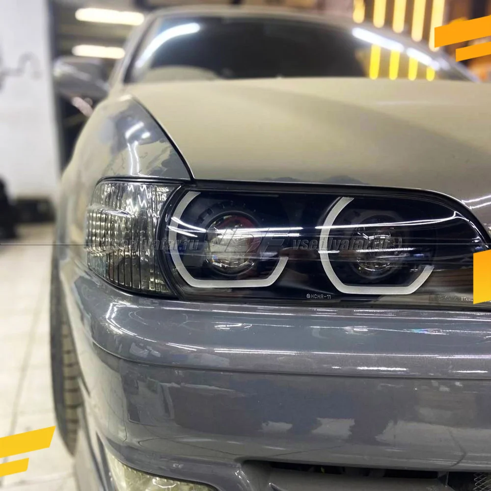 Светодиодные Ангельские глазки Toyota Chaser 1996-2001 Вариант 8 Цвет: Белый