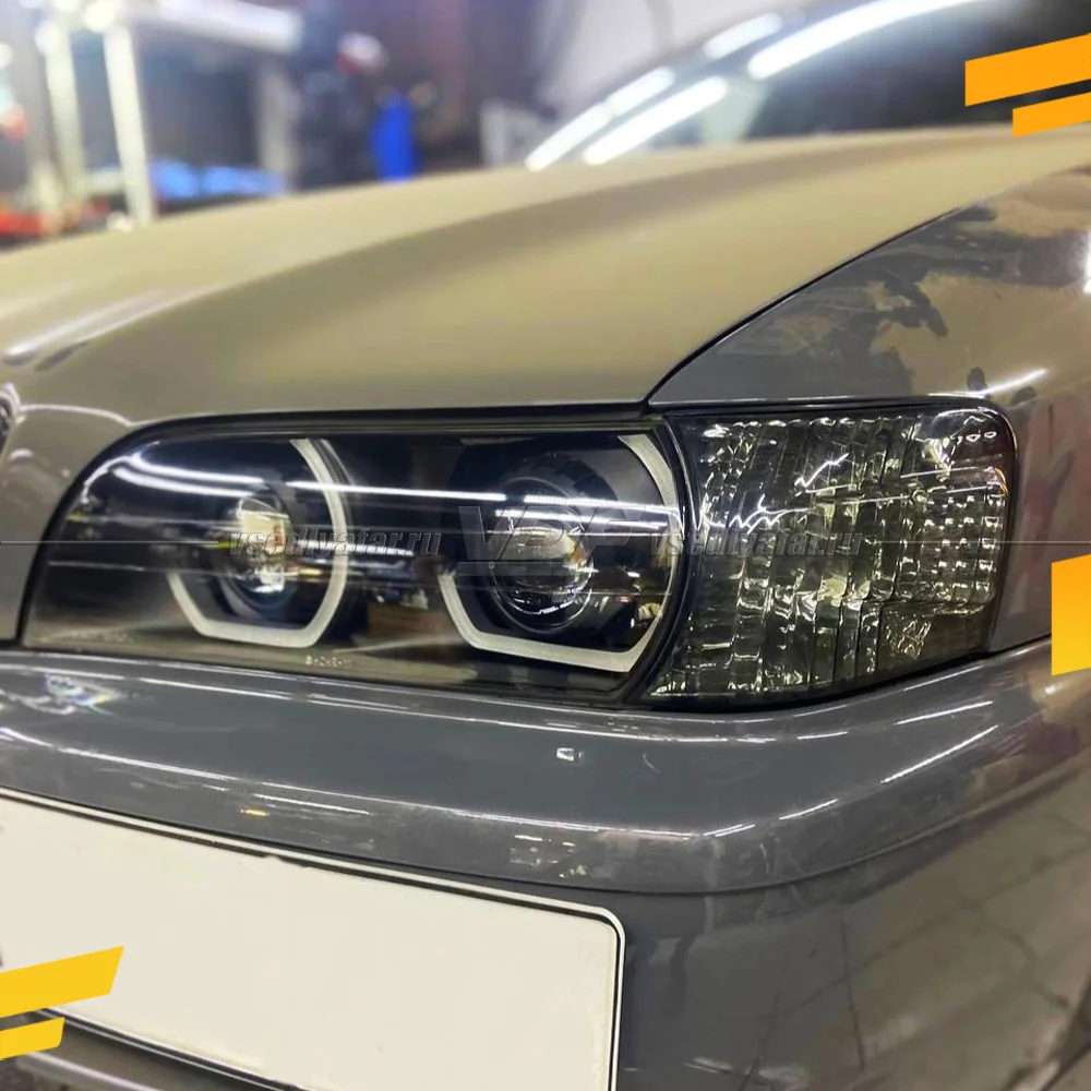 Светодиодные Ангельские глазки Toyota Chaser 1996-2001 Вариант 8 Цвет: Белый