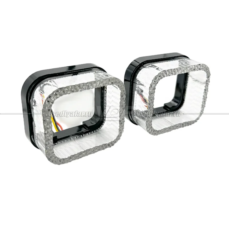 Бленда (маска) для линз 1.5 с DRL, Габарит + Поворотник, О-образная