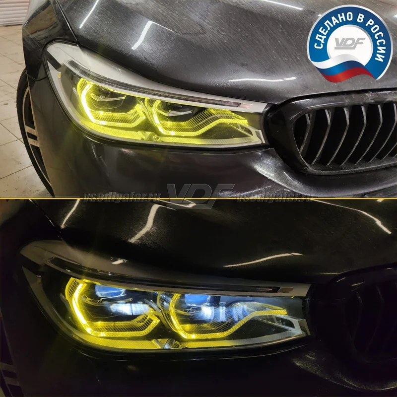 Комплект плат маркера BMW 6 G32 GT 2017-2020 Full LED VDF-Light Цвет: Лимонный