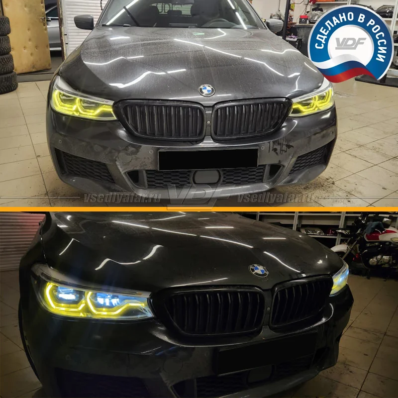 Комплект плат маркера BMW 6 G32 GT 2017-2020 Full LED VDF-Light Цвет: Лимонный