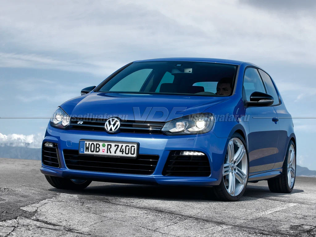 Стекло для фары Volkswagen Golf 6 (2008-2013) Правое Ксенон