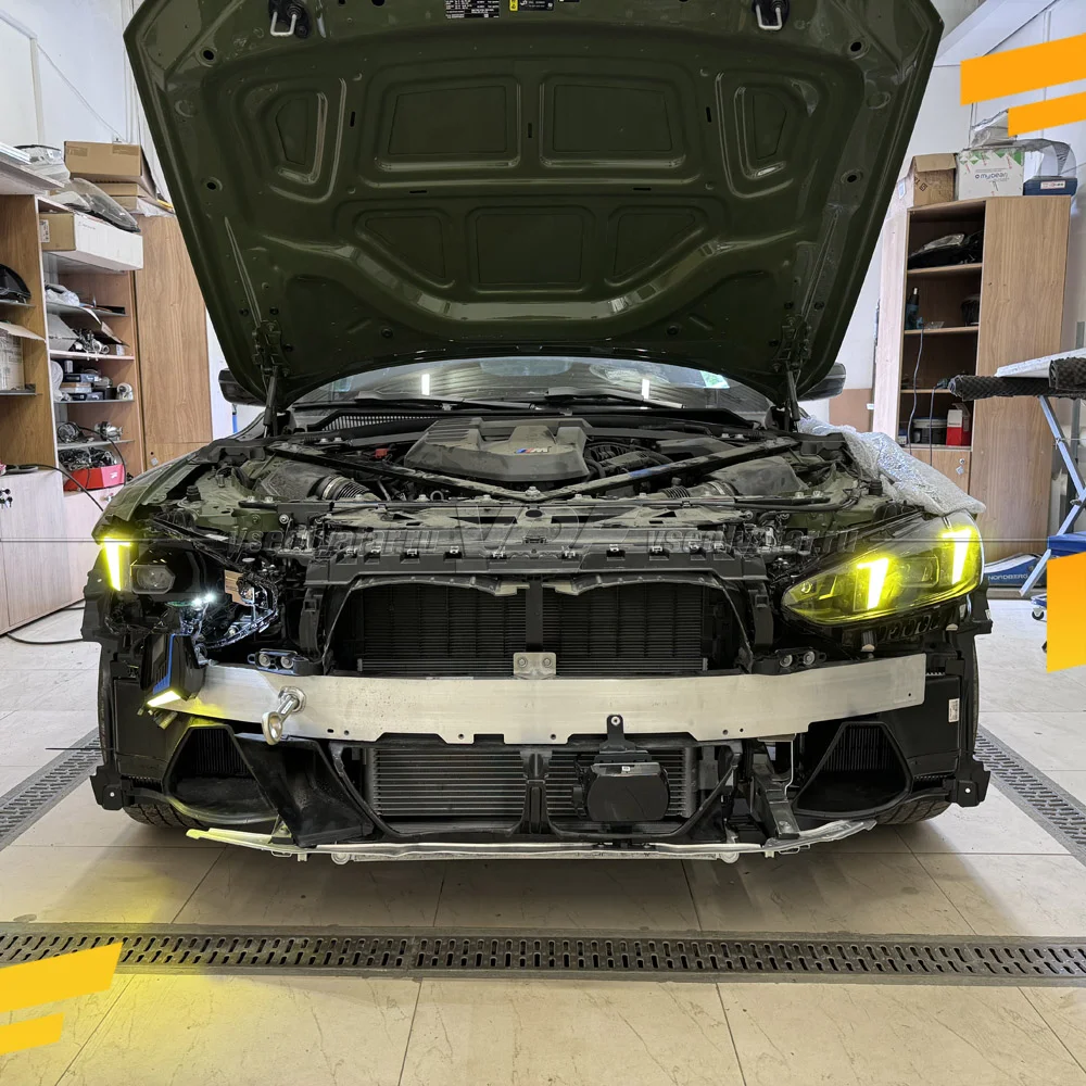 Комплект плат маркера BMW M3 G80 2022-2026 Цвет: Лимонный