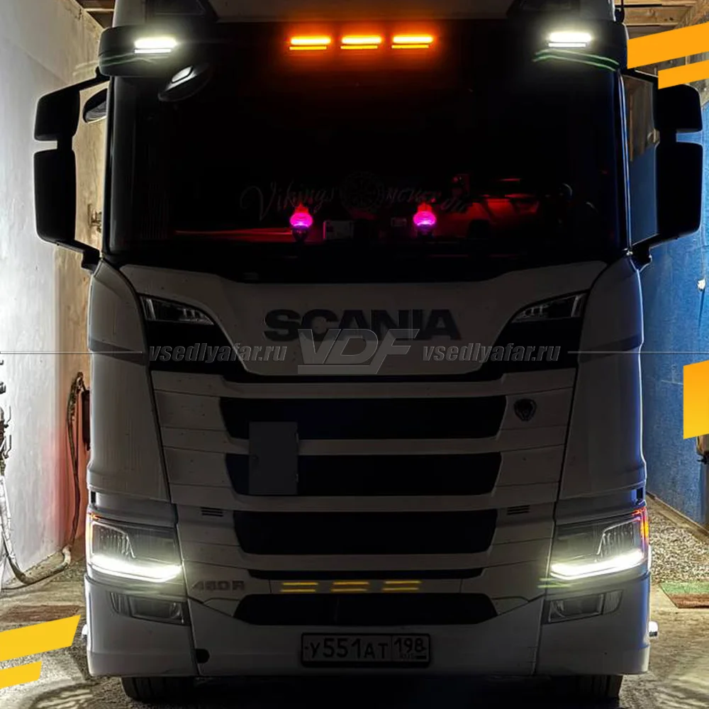 Комплект плат маркера Scania 6 2016+ LED фары Цвет: Белый