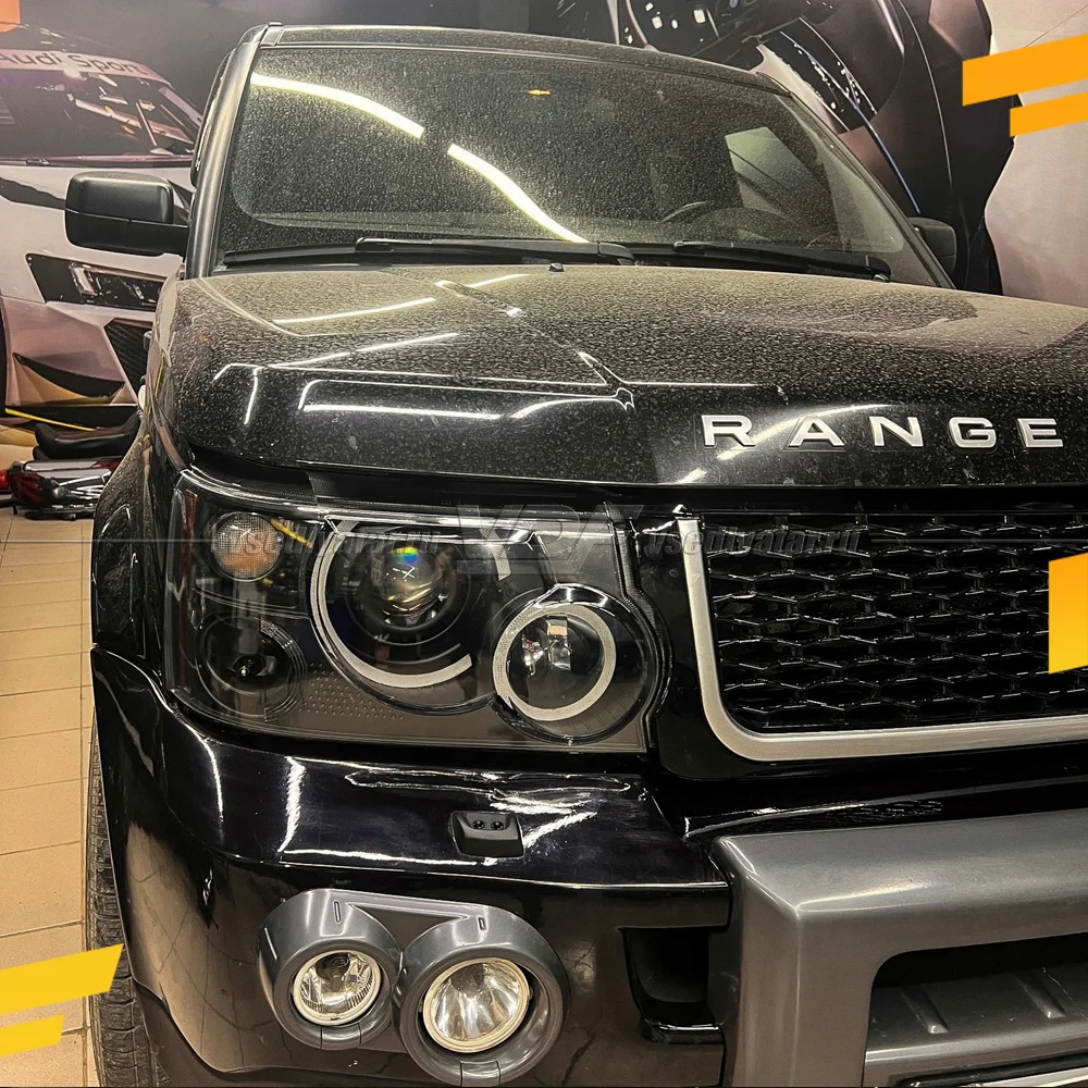 Светодиодные вставки в фары Range Rover L322 2005-2009 Цвет: Белый