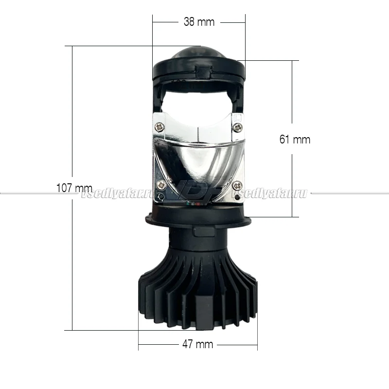 Светодиодные линзы Aozoom H4 mini 24V 6000K Bi-Led (комплект 2 шт)