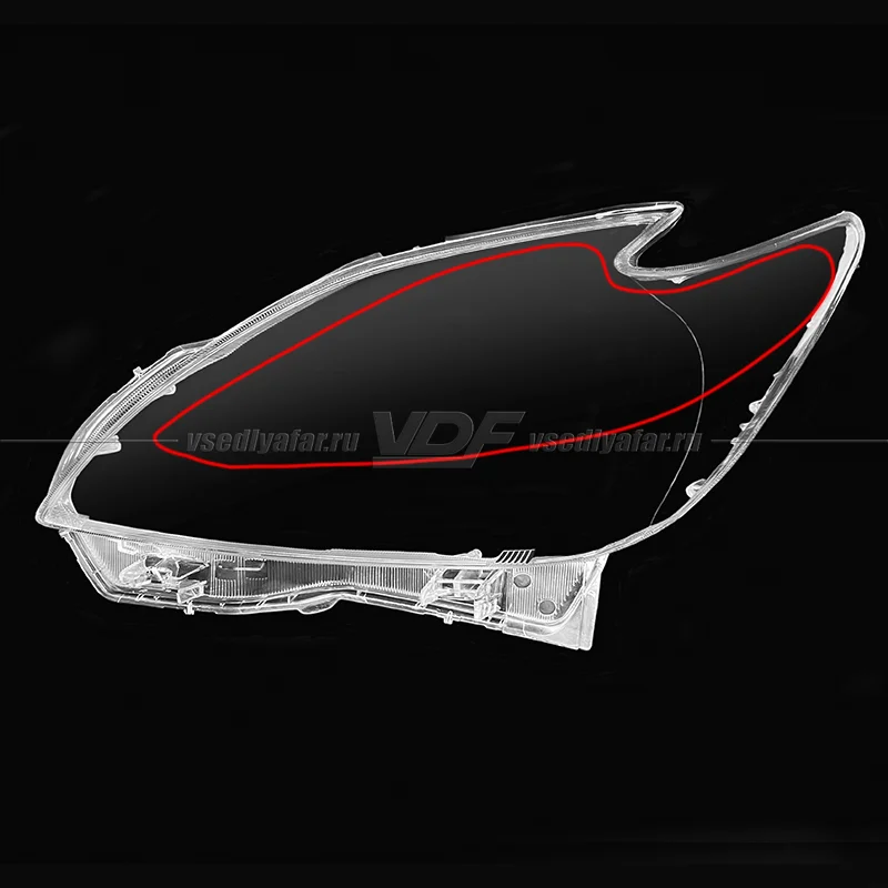 Уцененное стекло для фары Toyota Prius (2012-2016) LED Левое №10