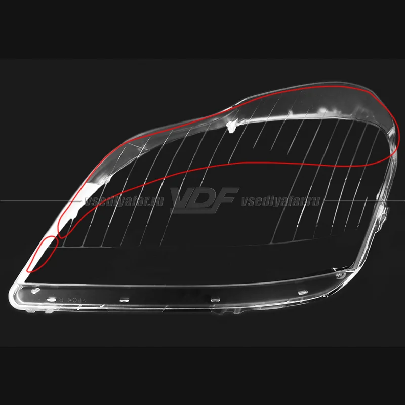 Уцененное стекло для фары Mercedes GL X164 (2006-2012) Левое №1
