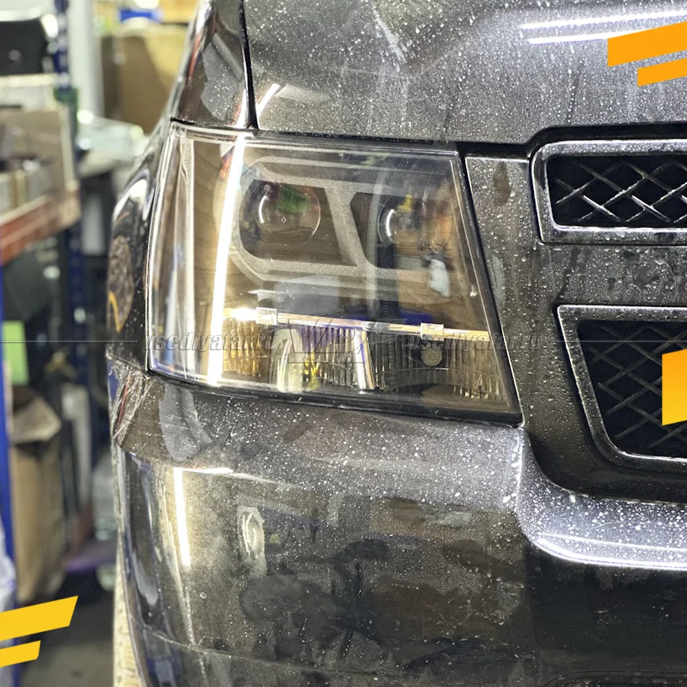 3D Набор для установки линз в фары Chevrolet Tahoe 2006-2014 Галоген рефлектор