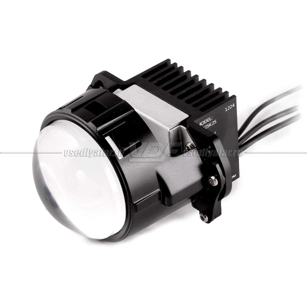 Светодиодные линзы MTF Light Blaster beam 2,5 6000K Bi-Led (комплект 2 шт) BW25K25