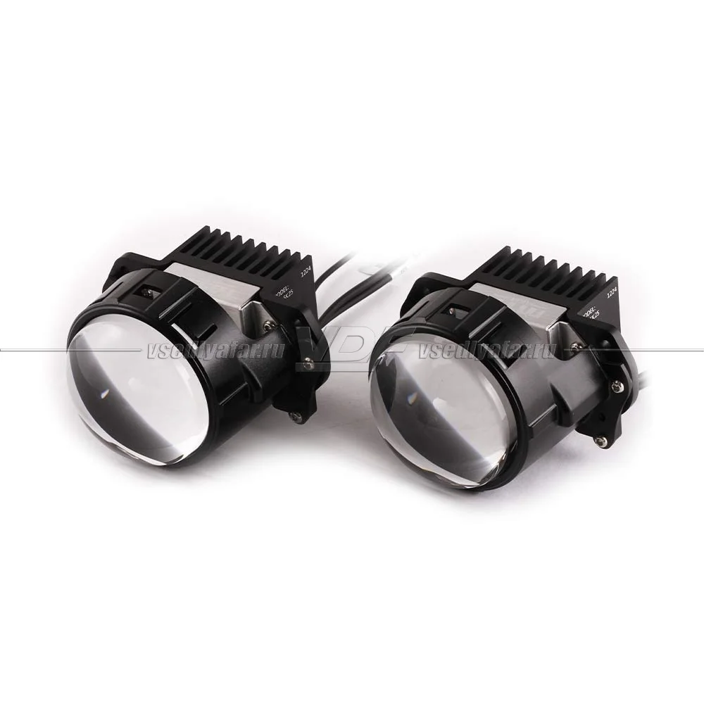 Светодиодные линзы MTF Light Blaster beam 2,5 6000K Bi-Led (комплект 2 шт) BW25K25