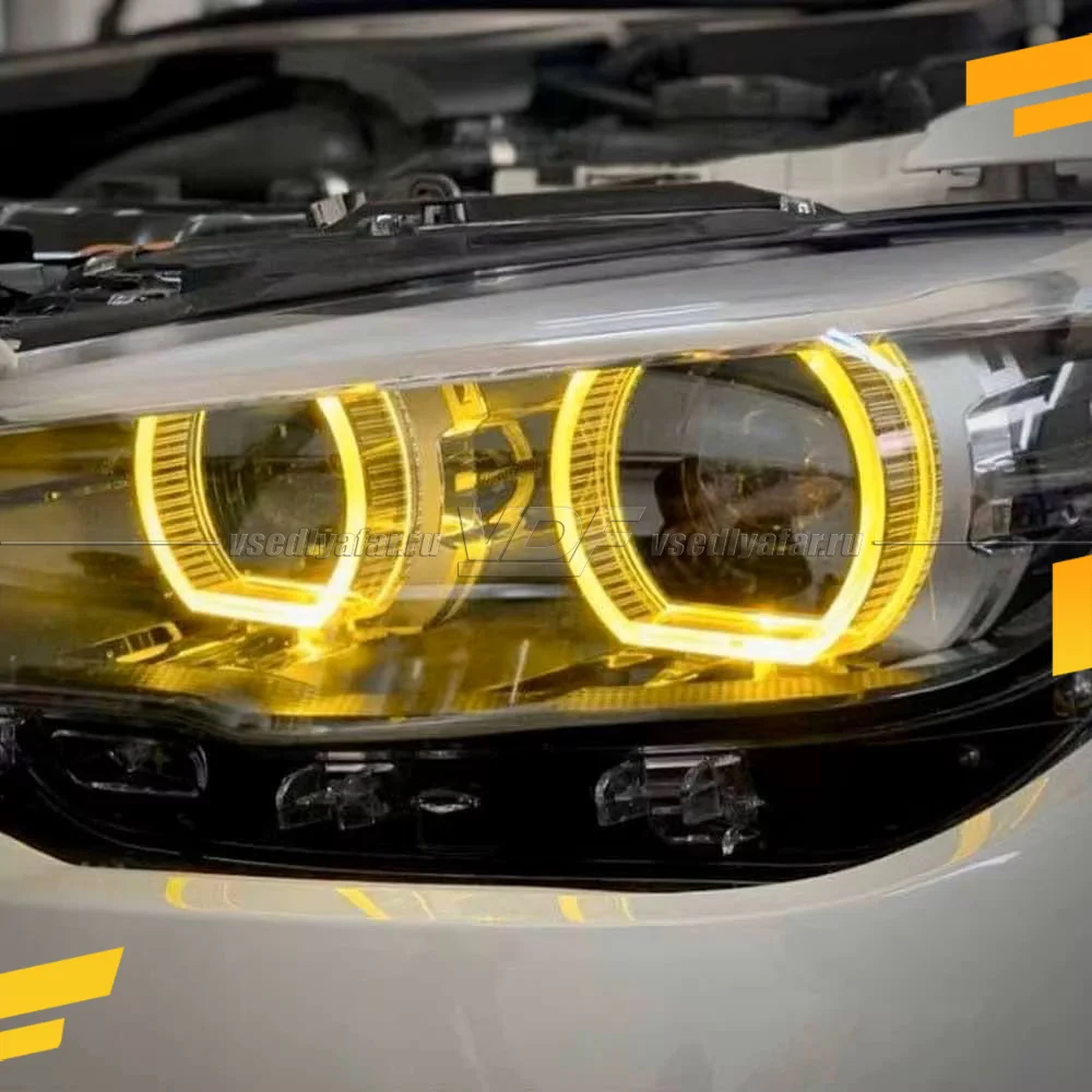 Комплект плат маркера BMW 1 F20/1 F21 2015-2019 Лимонный