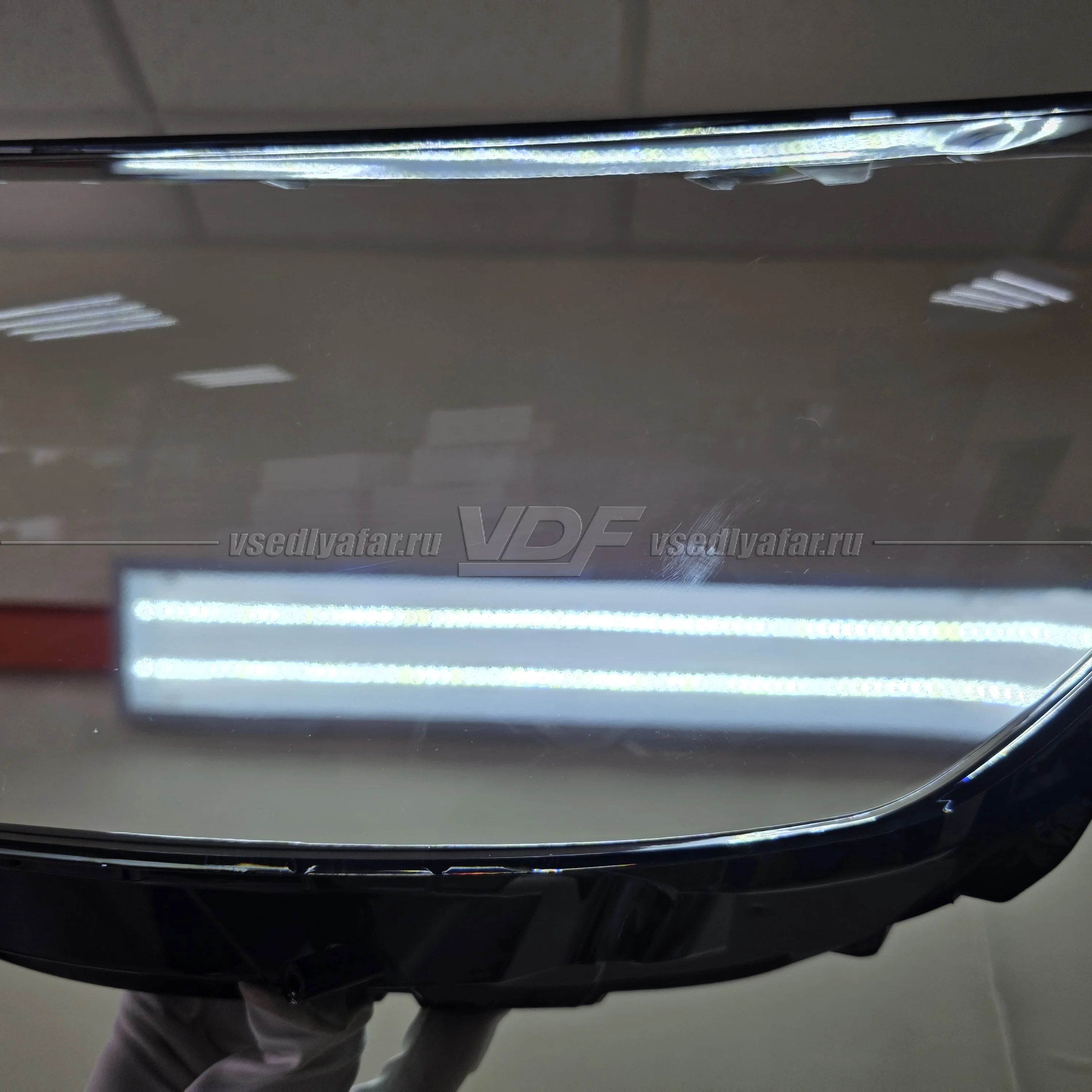 Уцененное стекло для фары Hyundai Sonata DN (2019-2022) Левое №3