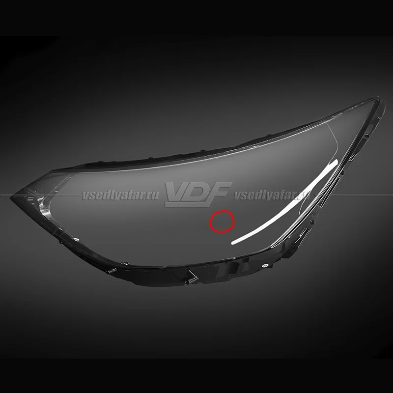 Уцененное стекло для фары Hyundai Sonata DN (2019-2022) Левое №3