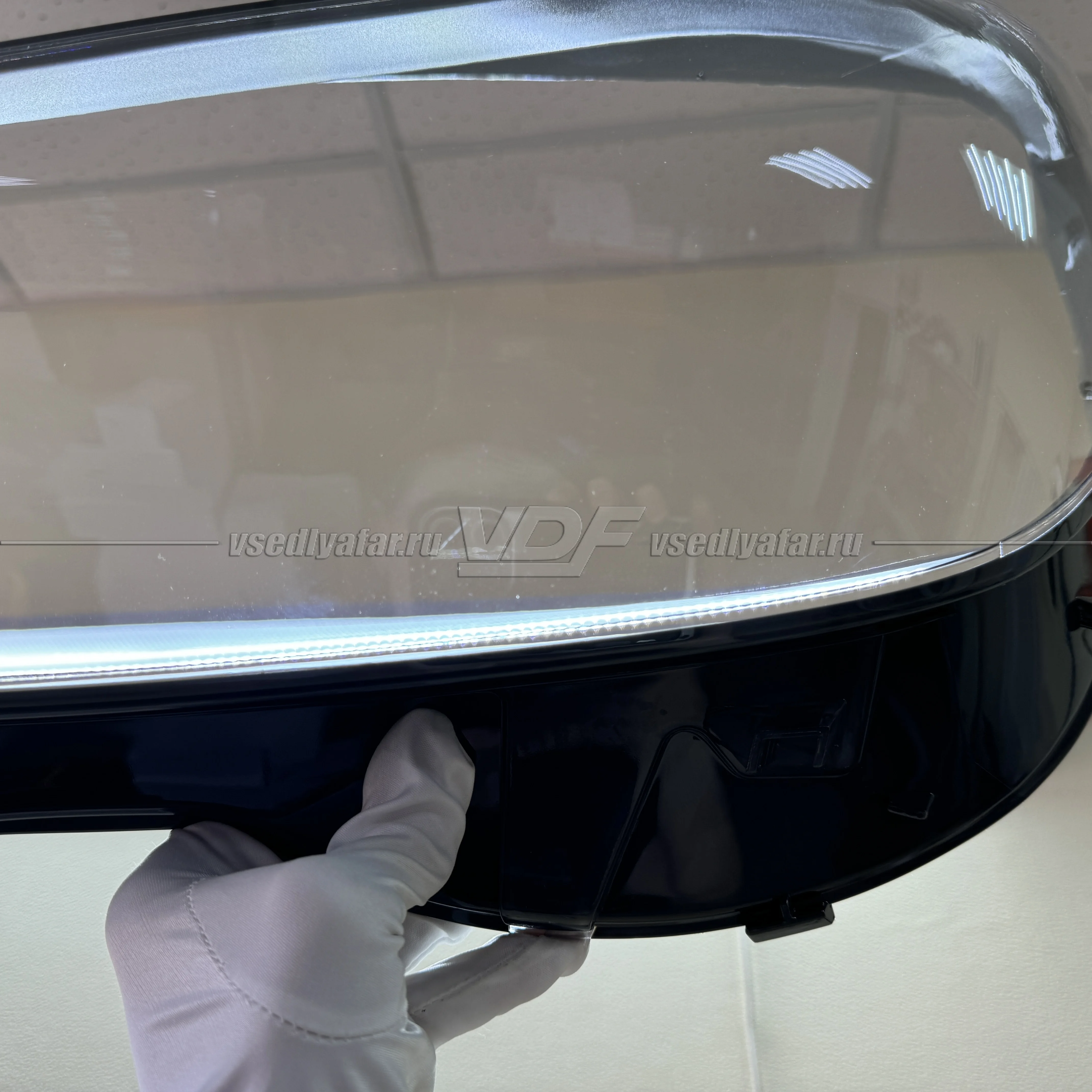 Уцененное стекло для фары Mercedes W212 (2013-2016) Левое №3