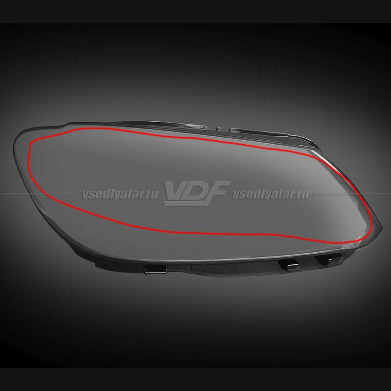 Уцененное стекло для фары Volkswagen Touran (2010-2015) Правое №8
