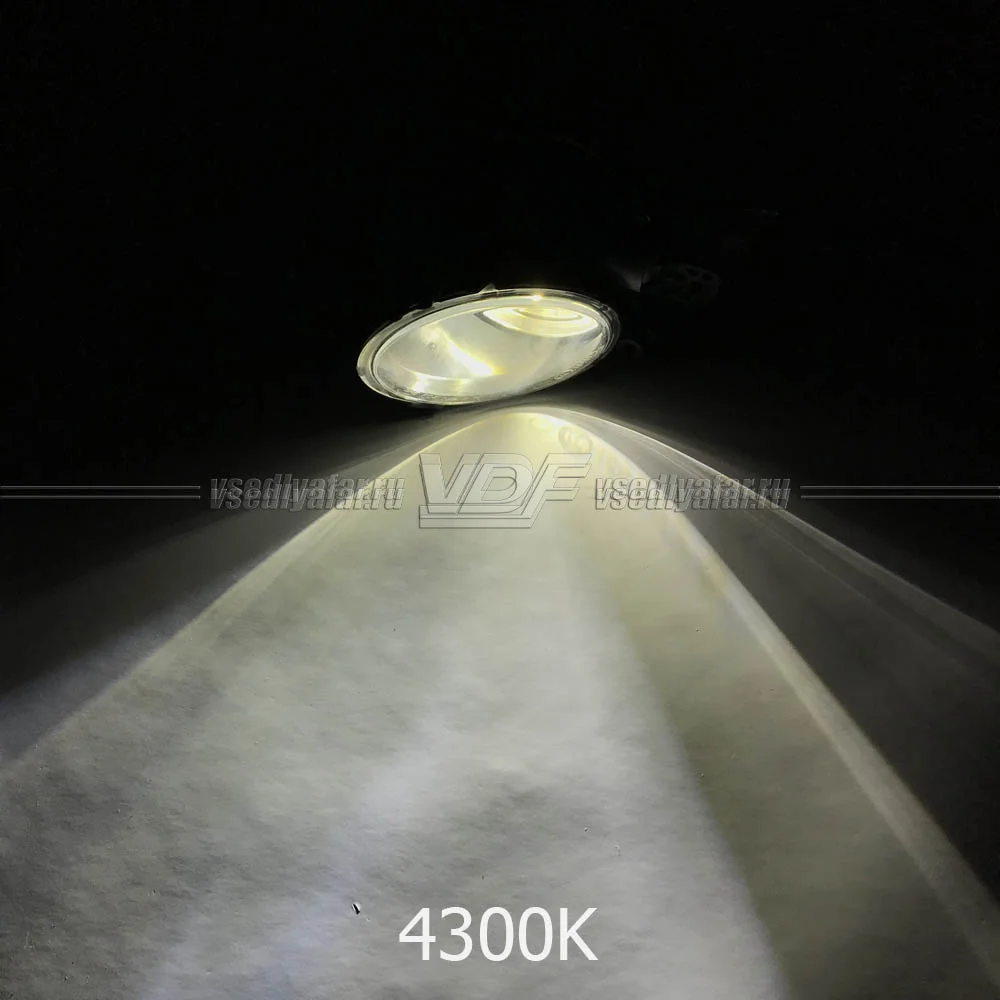Светодиодные лампы H11 T7 4000LM, Три Цвета 6000K/3000K/4300K (комплект, 2 шт.)