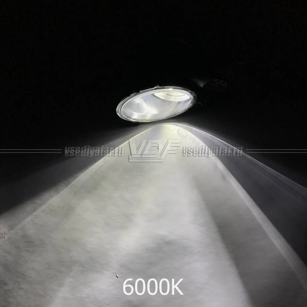Светодиодные лампы H11 T7 4000LM, Три Цвета 6000K/3000K/4300K (комплект, 2 шт.)