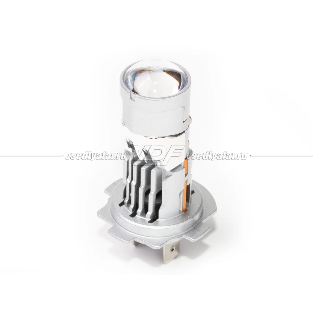 Светодиодные лампы MTF Light MicroLENS v2.0 H7/H18 6000K 12V, 25W, 2шт, MCL07K6