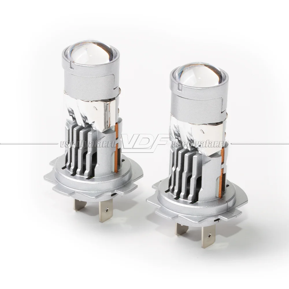 Светодиодные лампы MTF Light MicroLENS v2.0 H7/H18 6000K 12V, 25W, 2шт, MCL07K6
