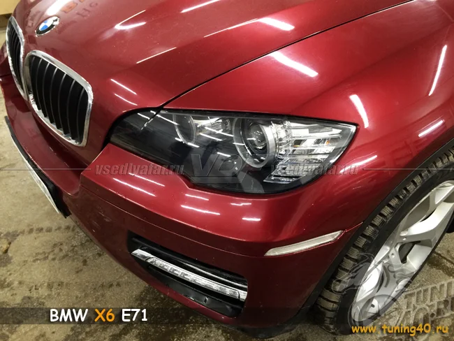 Светодиодные Ангельские глазки BMW X6 E71 2008-2012 Цвет: Белый