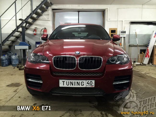 Светодиодные Ангельские глазки BMW X6 E71 2008-2012 Цвет: Белый