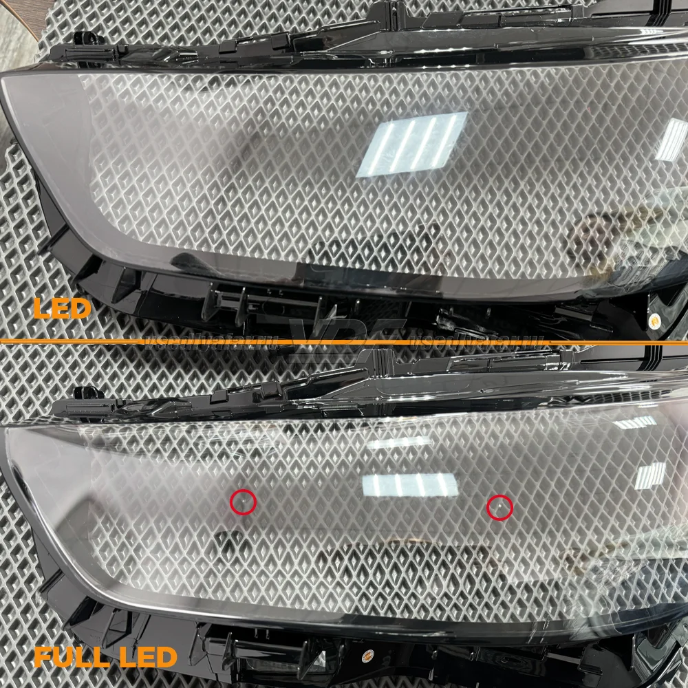 Стекло для фары Toyota Highlander (XU70) (2019-2022) LED Правое