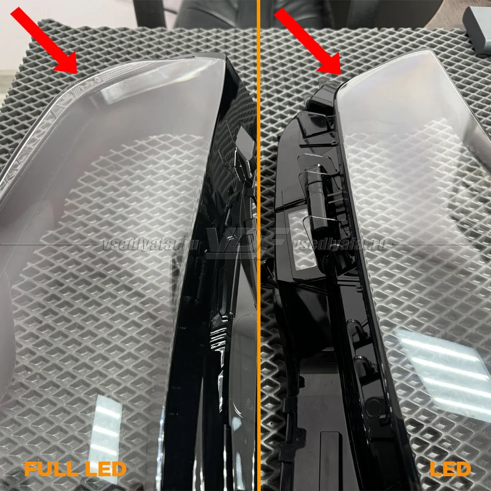 Стекло для фары Toyota Highlander (XU70) (2019-2022) LED Правое