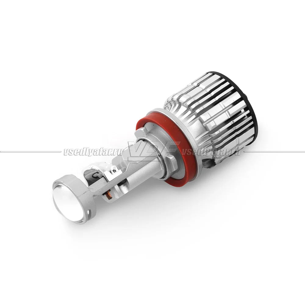 Светодиодные линзы MTF LIGHT MINILENS H11/H8/H16, 12/24V, 55W, 6000K (комплект 2 шт) ML11K6