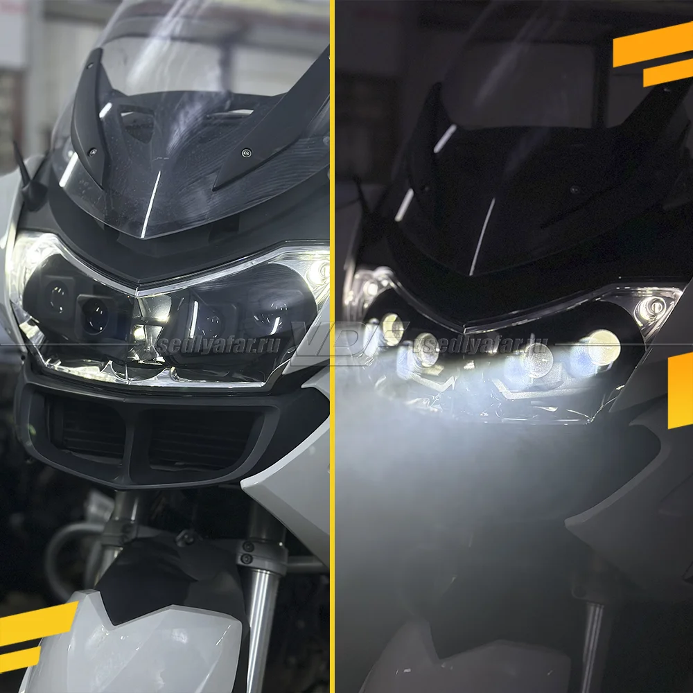 3D Набор для установки линз в фары BMW R 1200RT 2005-2013 4 Matrix Kit